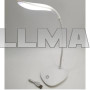 Светодиодная настольная LED лампа сенсорная гибкая 28см 3 режима M1 белая